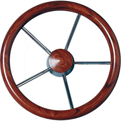 Uflex Ratt Rustfritt V62 med mahogny