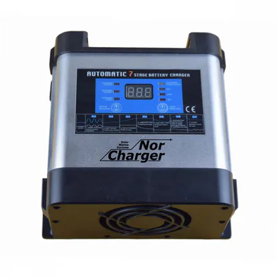 NOR CHARGER Pro Serie Elektronisk Batterilader 12V 10A 2-kanaler