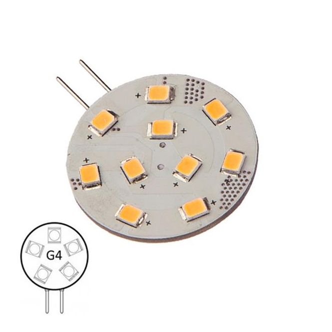 Hovedbilde LED-pære G4, 2700K/varmhvit, dimbar