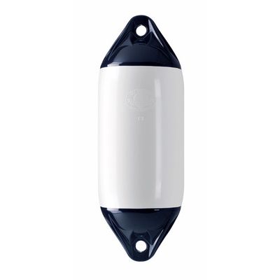 Polyform Fender F-serie hvit m/blå ender