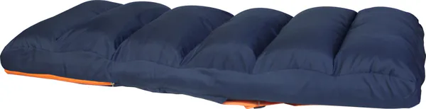 Hovedbilde      1852 Sittepute Comfy Big - mørkeblå/oransje