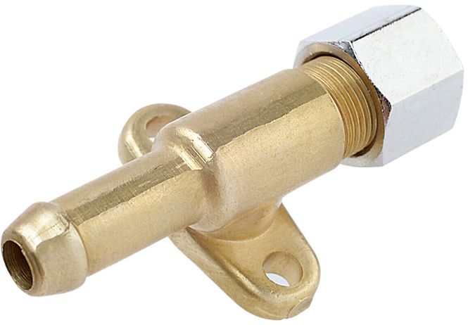 Hovedbilde Gaslox Overgang slange 8 mm - rør 8 mm for fastmontering