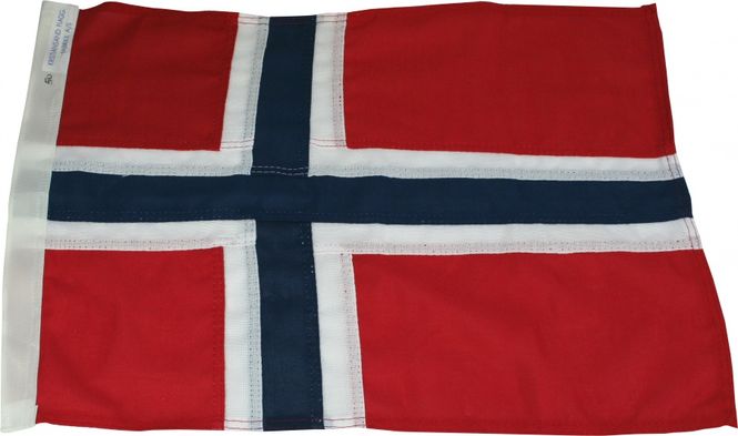 Hovedbilde Norsk båtflagg, polyester