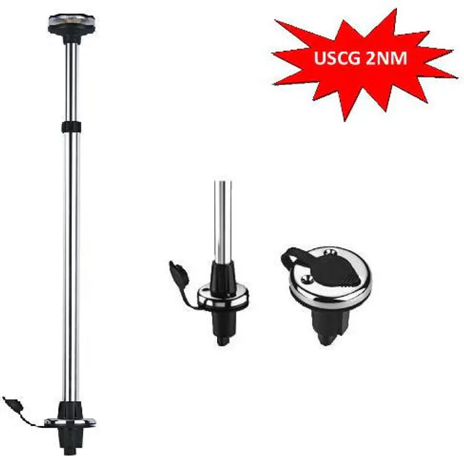 Hovedbilde Ankerlanterne LED, teleskop 60-120cm