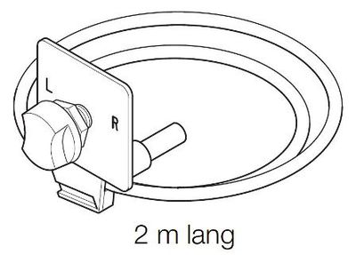 Eber 2m Wire til 90mm Spjeld