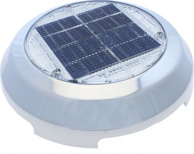 Marinco Ventilator, Solcelle m/batteri, syrefast, 3