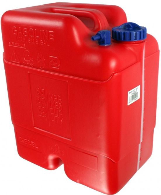 Hovedbilde Bensinkanne med tanktilkobling, 22 ltr
