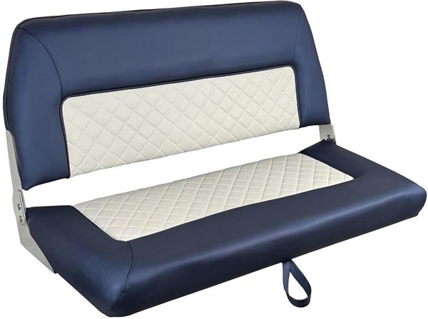 Hovedbilde Båtstol S90, 2-seter, mørkeblå/lysegrå