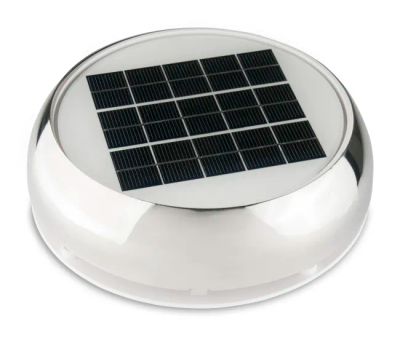 Marinco Solcelleventilator 4'' Rustfri