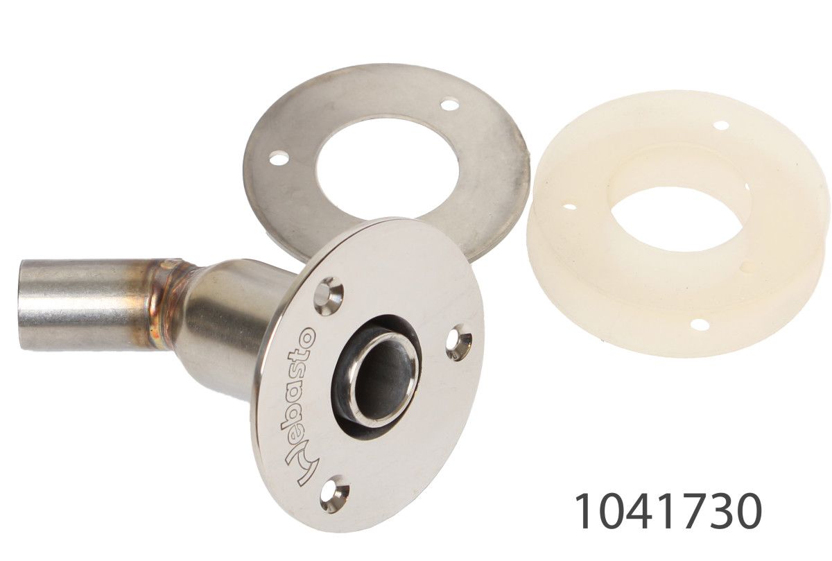 Webasto Eksosgjennomføring rustfri 24mm rett