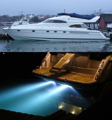 Undervannslys LED, 12/24V