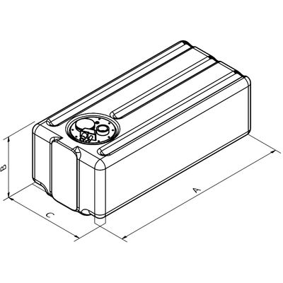 Bensintank - CAN 73L