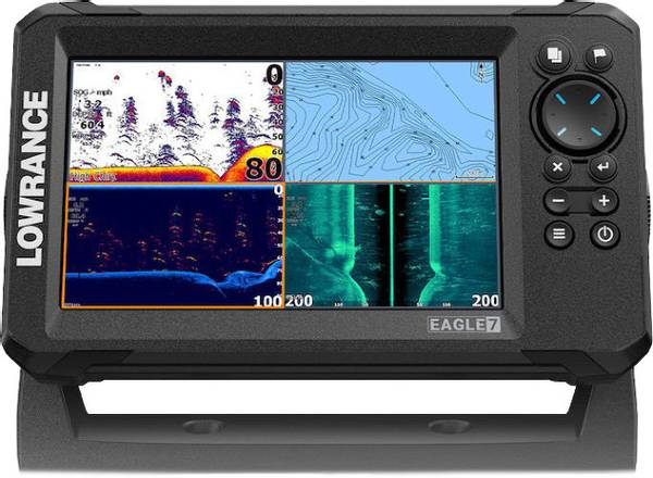 Hovedbilde Lowrance Eagle ekkolodd og kartplotter m/svinger