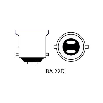 LED pære B22 IP44 10-36VDC 4/35 W