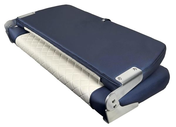 Hovedbilde Båtstol S90, 2-seter, mørkeblå/lysegrå