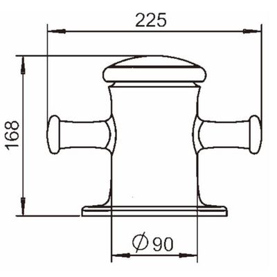 Puller 316 m/LED 12V, 170 mm