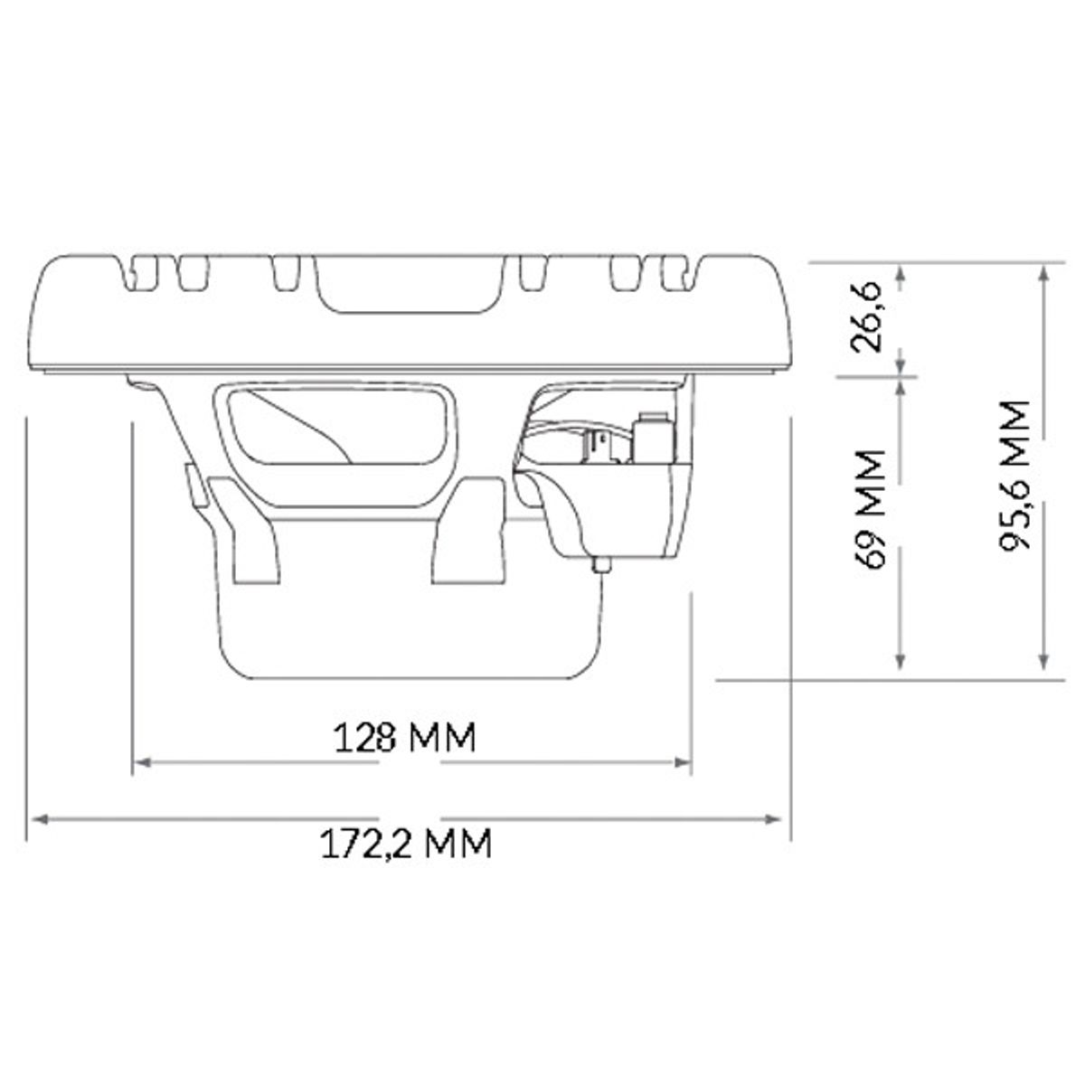 HERTZ Høyttaler HMX 6.5 S-LD-SW