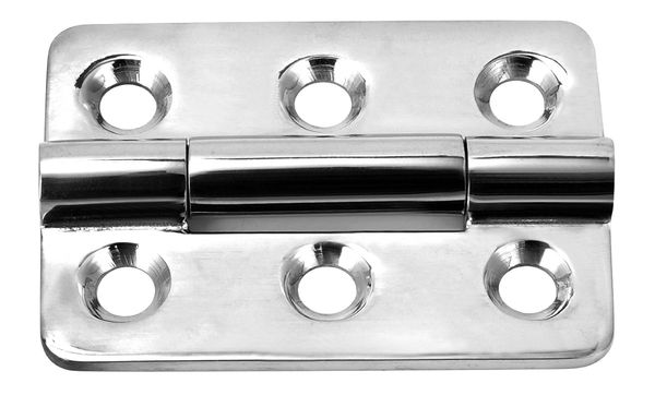 Hovedbilde 1852 Hengsel dempet Rustfritt 65x44mm
