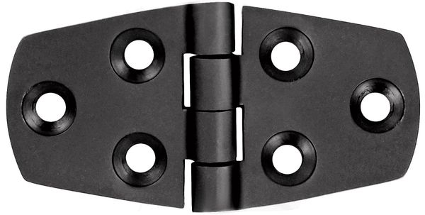 Hovedbilde 1852 Hengsel 76 x 39 mm syrefast sort