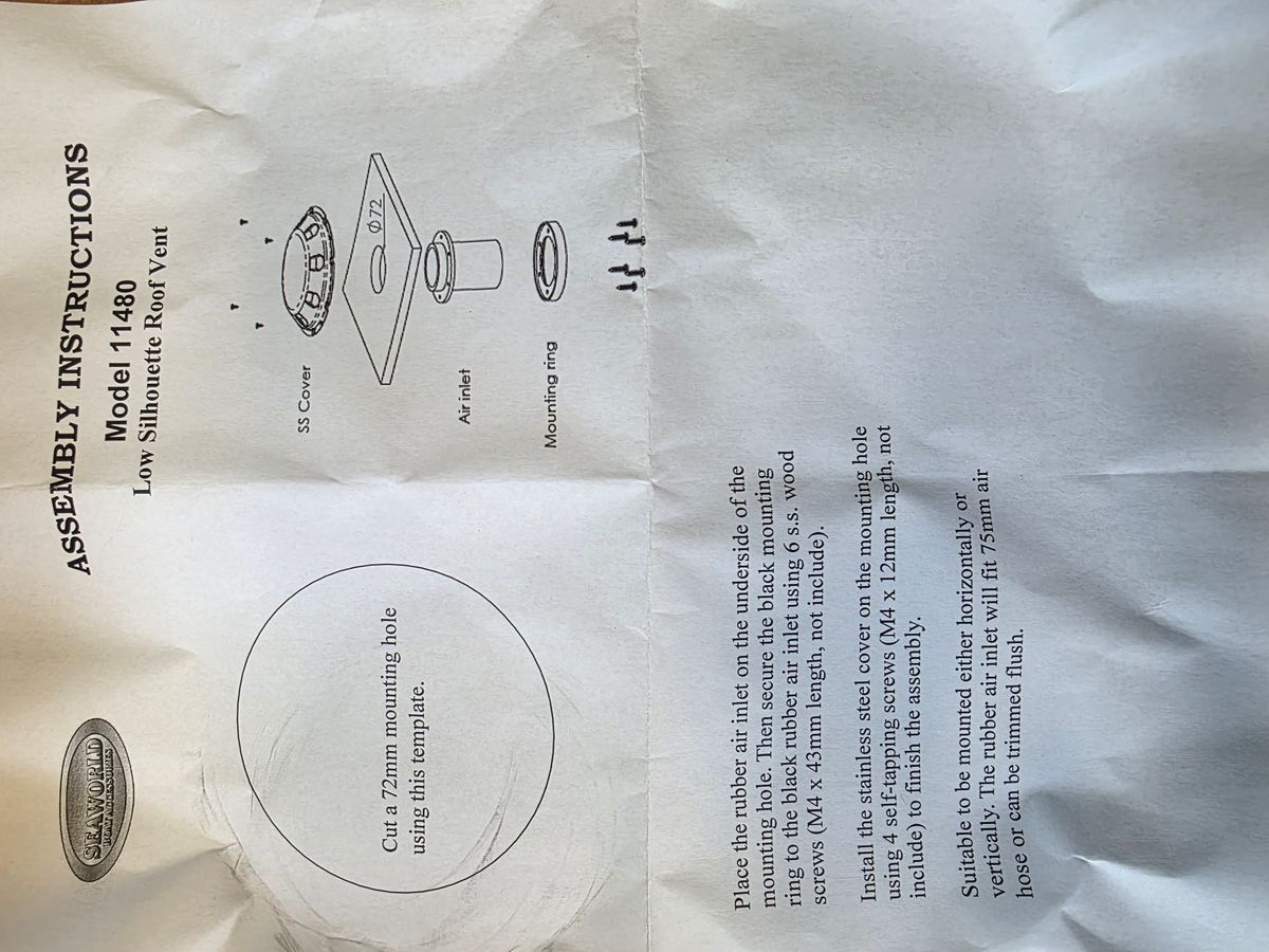 UFO-ventilator stål, lav