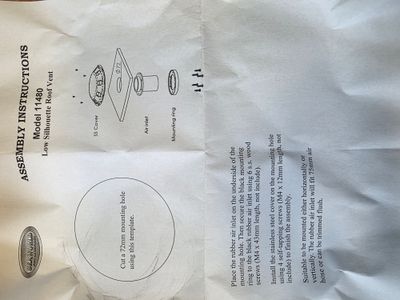 UFO-ventilator stål, lav