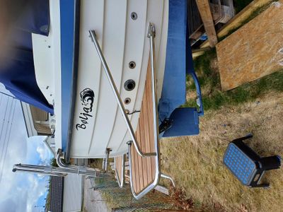 Badeplattform snekke 316/teak 43-88,5 cm