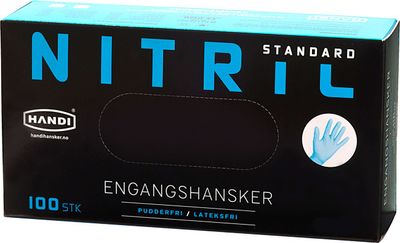 Engangshansker Handi Nitrile 100 stk