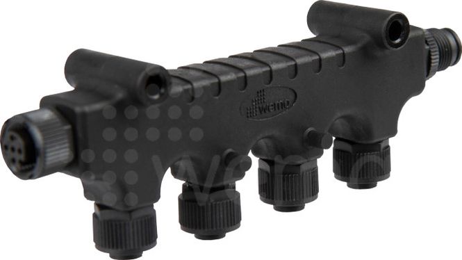 Hovedbilde NMEA2000 4 ports T-kobling - Wema