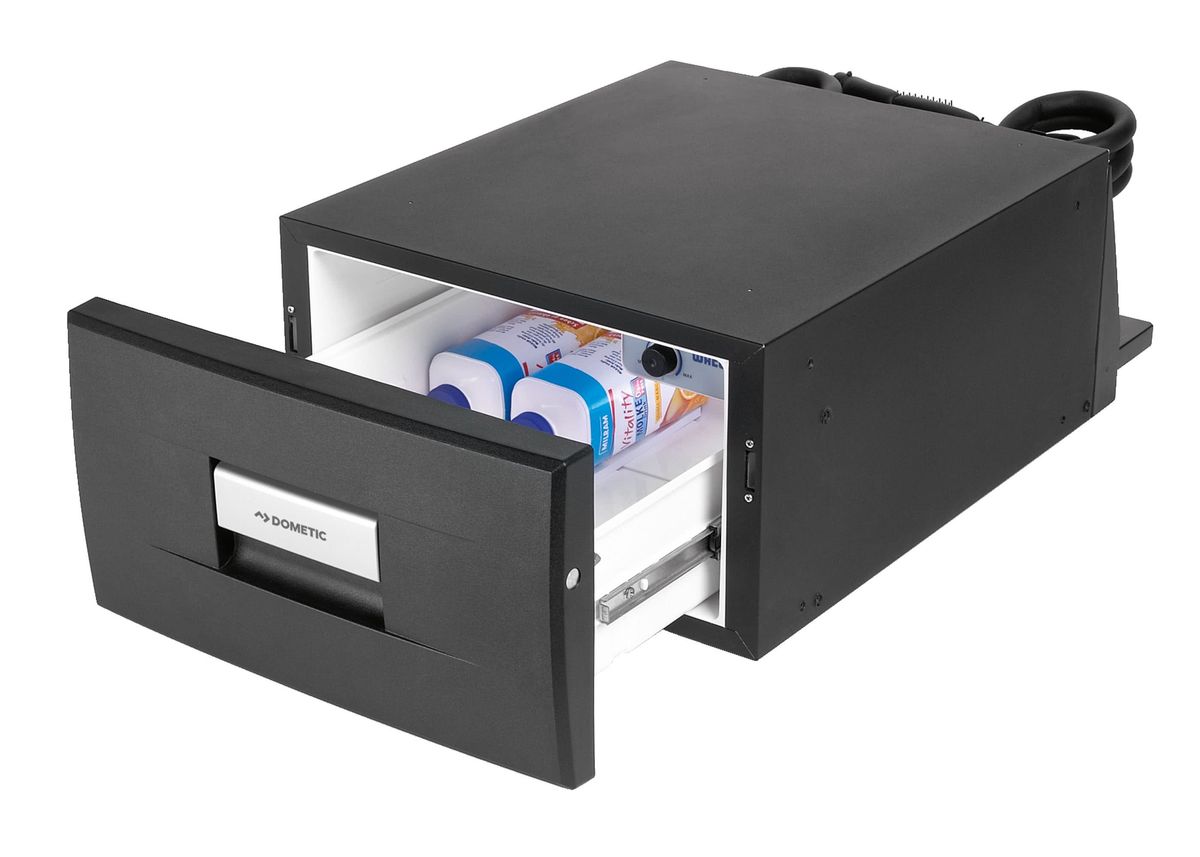 Dometic 20 liter CoolMatic kjøleskuff CD20 12/24V Sort front