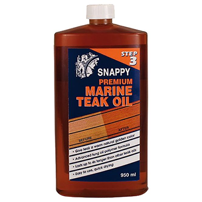 Hovedbilde Snappy Premium Marine Teak Oil, teakolje, 950ml