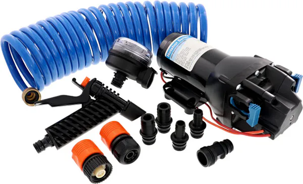 Hovedbilde Jabsco Hotshot HD 4 spylesett m/slange 12V