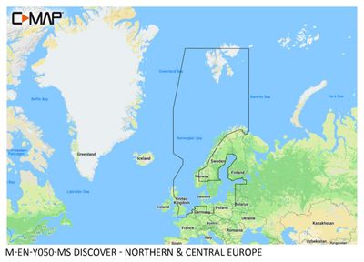 C-Map Discover elektronisk kartbrikke