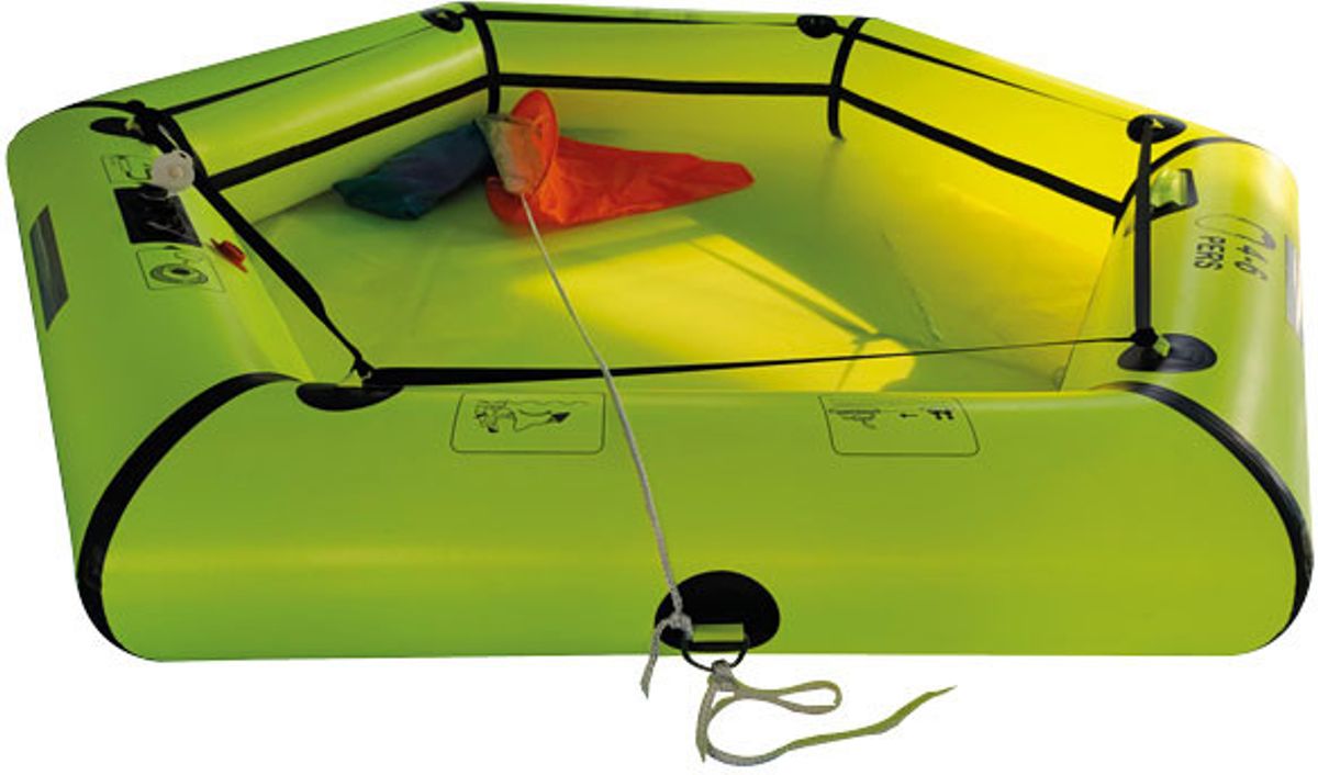 HERO Leisure redningsflåte lettvekt bag 4 / 6 mann 10 kg